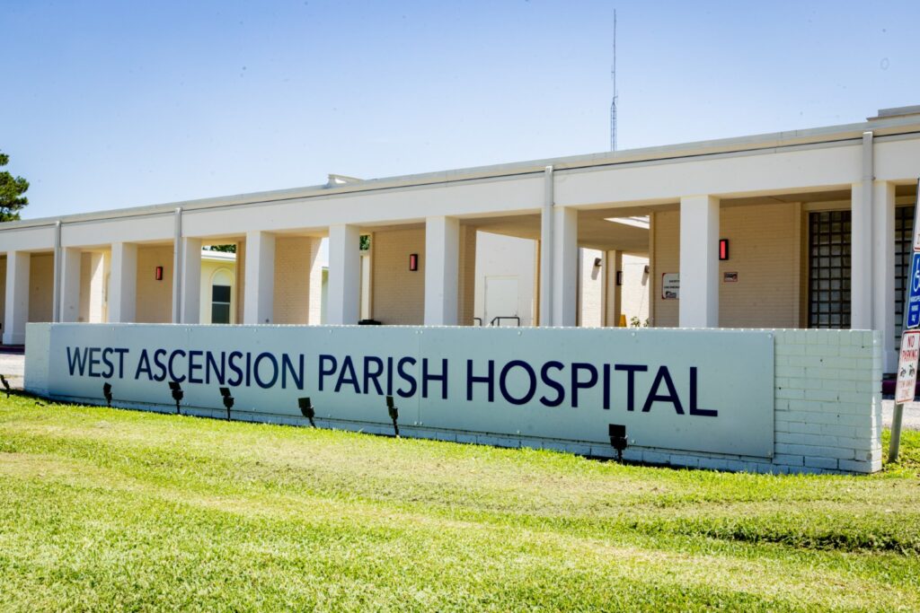 West Ascension Parish Hospital exterior