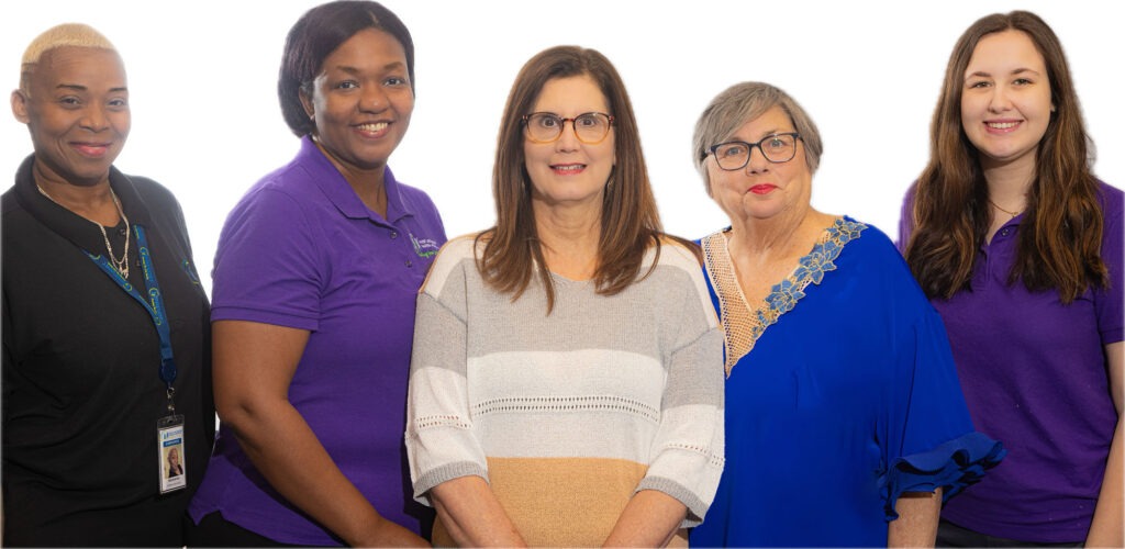 Group picture of Patient Financial Services employees at West Ascension Parish Hospital